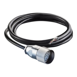 Connector M23 (S2BG12), 10 m cable (RTD)