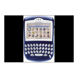 Blackberry 7230 Manuel utilisateur | Fixfr
