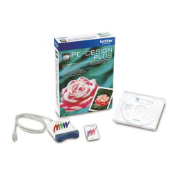 Brother PE-DESIGN PLUS2 Home Sewing Machine Guide d'installation | Fixfr