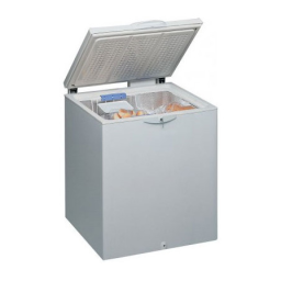 Whirlpool WH2000 Freezer Manuel utilisateur | Fixfr