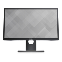 Dell P2217H electronics accessory Manuel utilisateur | Fixfr