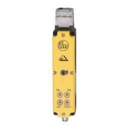 IFM AC904S AS-Interface safety switch Mode d'emploi | Fixfr