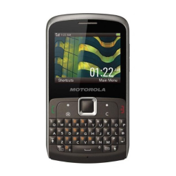 Motorola EX112 Manuel utilisateur | Fixfr