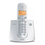 Philips CD2301S/24 T&eacute;l&eacute;phone sans fil Guide de d&eacute;marrage rapide