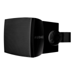 AUDAC WX802 Universal wall speaker 8&quot;  Manuel utilisateur