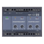 Deif RMF-112D Frequency relay Fiche technique