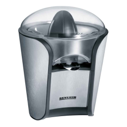 SEVERIN CP 3549 Presse-agrumes | AI Chat & PDF Access | Fixfr