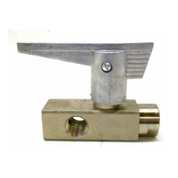 Nordson Two-Way Ball Valves and Ball Valve Manifolds Manuel du propriétaire | Fixfr