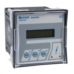 Manuel A-ISOMETER® IR1570, IR1575 | AI Chat & PDF | Fixfr