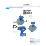 KROHNE CORIMASS MFC 81 | 85 Modis Manuel du propri&eacute;taire