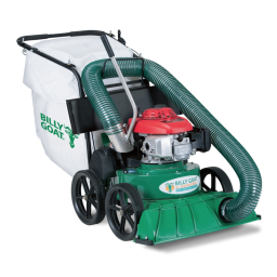 Billy Goat KV650HFB Vacuums Manuel utilisateur | Fixfr