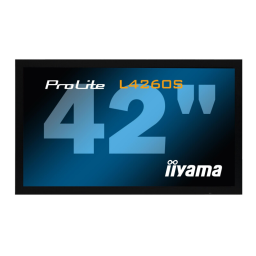 iiyama PROLITE L4260S Manuel utilisateur | Fixfr