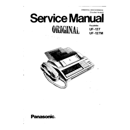 Manuel UF-127M Panasonic : IA Chat et PDF | Fixfr