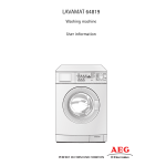 Aeg-Electrolux LAV64810 Manuel utilisateur