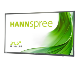 HANNspree HL326UPB Guide d'utilisation | AI Chat & PDF | Fixfr