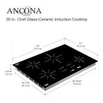 Ancona AN-2402 Chef 30 in. Glass-Ceramic Induction Cooktop sp&eacute;cification