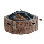 Martha Stewart MTS-FP35-FB 35 In Cast Stone Base, Wood Burning Fire Pit Manuel du propri&eacute;taire