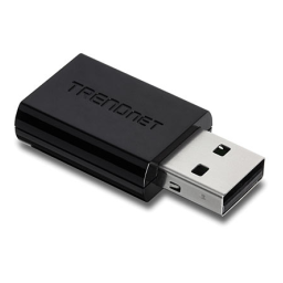 Trendnet TEW-804UB AC600 Dual Band Wireless USB Adapter Fiche technique | Fixfr