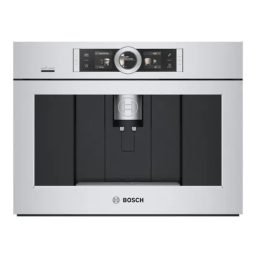 Bosch BCM8450UC/03 Coffee Maker Manuel du propriétaire | Fixfr