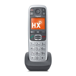 Gigaset E560 HX : Mode d'emploi + Chat IA | Fixfr