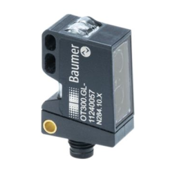Baumer OT300.SL-NDNVT.72N SmartReflect Light barrier Fiche technique | Fixfr