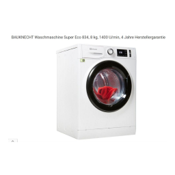 Bauknecht WAS 4349 Washing machine Manuel utilisateur | Fixfr