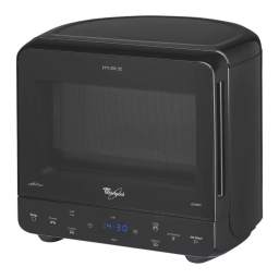 Whirlpool MAX 38 WH Microwave Manuel utilisateur | Fixfr