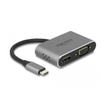 DeLOCK 87705 USB Type-C&trade; Splitter (DP Alt Mode) &gt; 1 x HDMI + 1 x VGA out Fiche technique