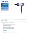 Philips HP4981/29 SalonDry Control Sèche-cheveux Manuel utilisateur | Fixfr