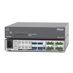 Extron XPA U 758 spécification | Fixfr
