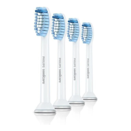 Sonicare HX6054/07 Sonicare S Sensitive Têtes de brosse à dents standard Manuel utilisateur | Fixfr