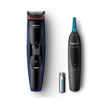 Philips BT5190/85 Beardtrimmer series 5000 Tondeuse barbe de 3 jours Manuel utilisateur