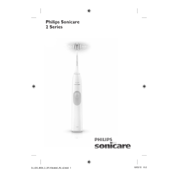 Sonicare HX6222/45 Sonicare 2 Series plaque control Brosse à dents électrique Manuel utilisateur | Fixfr