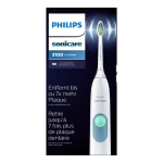 Sonicare HX6201/57 Sonicare DailyClean 3100 Brosse &agrave; dents &eacute;lectrique Manuel utilisateur