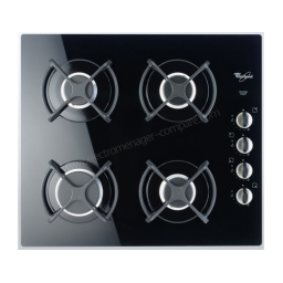Whirlpool AKM 897/NB Hob Manuel utilisateur | Fixfr