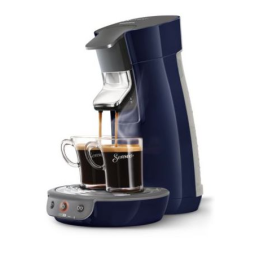 SENSEO® HD7821/73 SENSEO® Viva Café Machine à café à dosettes Manuel utilisateur | Fixfr