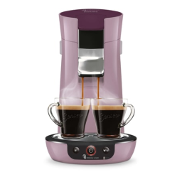 SENSEO® HD6563/41 SENSEO® Viva Café Machine à café à dosettes Manuel utilisateur | Fixfr