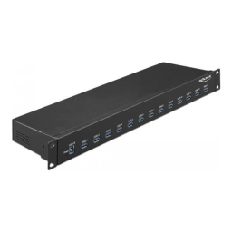 DeLOCK 64039 19″ Industry Hub 13 x USB 3.1 Gen 1 Type-A Fiche technique | Fixfr