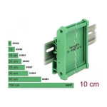 DeLOCK 66193 DIN Rail 35 x 7.5 mm (50 cm) Steel Fiche technique