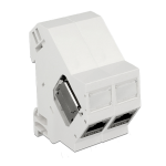 DeLOCK 86414 Keystone Mounting for DIN rail 180&deg; Fiche technique