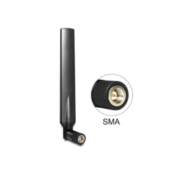 DeLOCK 89637 LoRa 868 MHz Antenna N plug 2.09 dBi omnidirectional fixed outdoor white Fiche technique | Fixfr