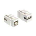 DeLOCK 86320 Keystone Module USB 2.0 A female &gt; USB 2.0 B female white Fiche technique