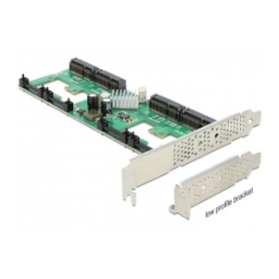 DeLOCK 89373 PCI Express Card > 4 x internal mSATA Fiche technique | Fixfr