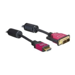 DeLOCK 84342 HDMI zu DVI 24+1 Kabel bidirektional 2 m Fiche technique