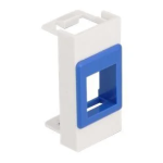 DeLOCK 81357 Easy 45 Module Keystone Holder 22.5 x 45 mm, white / blue Fiche technique