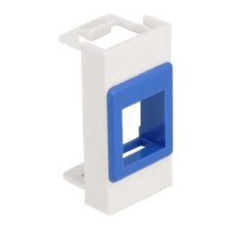 DeLOCK 81357 Easy 45 Module Keystone Holder 22.5 x 45 mm, white / blue Fiche technique | Fixfr