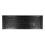 DeLOCK 12671 USB Keyboard 2.4 GHz wireless black (Water-Drop ) Fiche technique