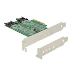 DeLOCK 89518 PCI Express Card &gt; 3 x M.2 Slot &ndash; Low Profile Form Factor Fiche technique