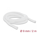 DeLOCK 20697 Braided Sleeve self-closing 2 m x 9 mm white Fiche technique