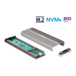 DeLOCK 42001 External Enclosure for M.2 NVMe PCIe SSD Fiche technique
